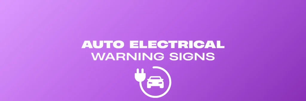 Auto Electric Warning Signs