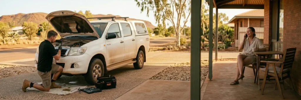 Mobile Mechanic Working