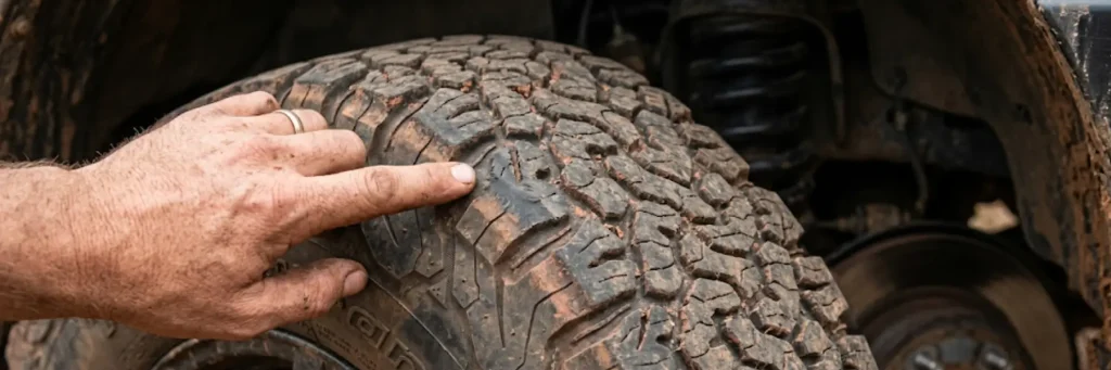 Red Dirt - Vehicle Tyre Checking