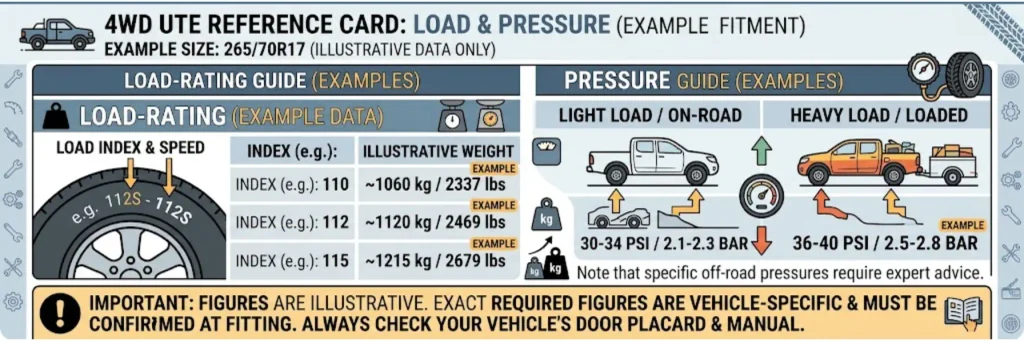 4WD UTE Reference Card